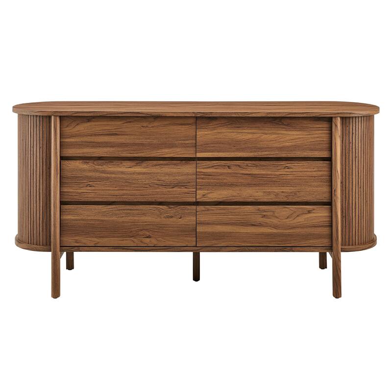 Cadence 6-Drawer Curved Dresser