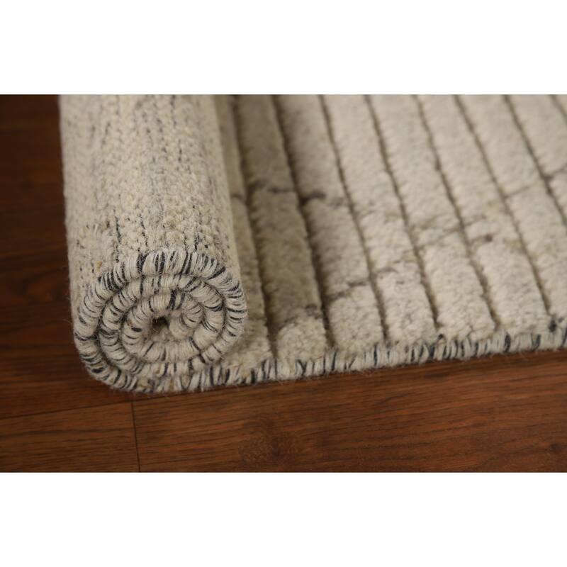 Moroccan Indian Accent Rug Handmade Geometric Wool Carpet - 2'0"x 3'0"