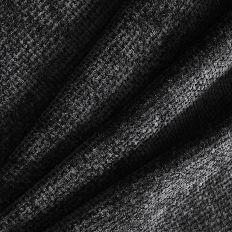 L-Shaped Sectional Sofa with Chaise Lounge, Oversized Chenille Upholstered Sofa, 4 Seater Sofa with 2 Throw Pillows