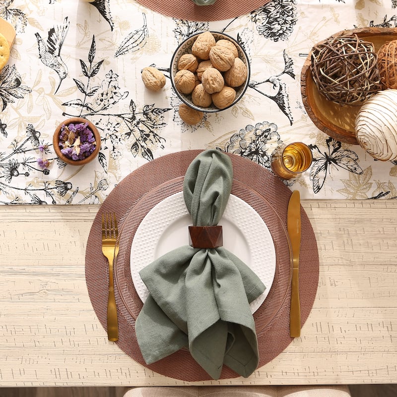 Design Imports Silver Doubleframe Kitchen Placemat Set (Set of 6)