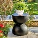 preview thumbnail 6 of 58, Glitzhome 18"H Modern MGO Faux Terrazzo Planter Stand Garden Stool
