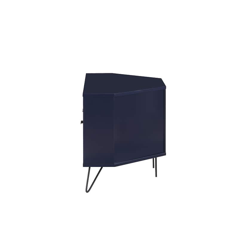Talley Mid-Century Modern 41-inch 1-Open Shelf Corner TV Console by Furniture of America
