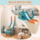 preview thumbnail 6 of 4, 5-in-1 Baby Indoor Toddler Slide Set w/ Basketball Hoop & Swing