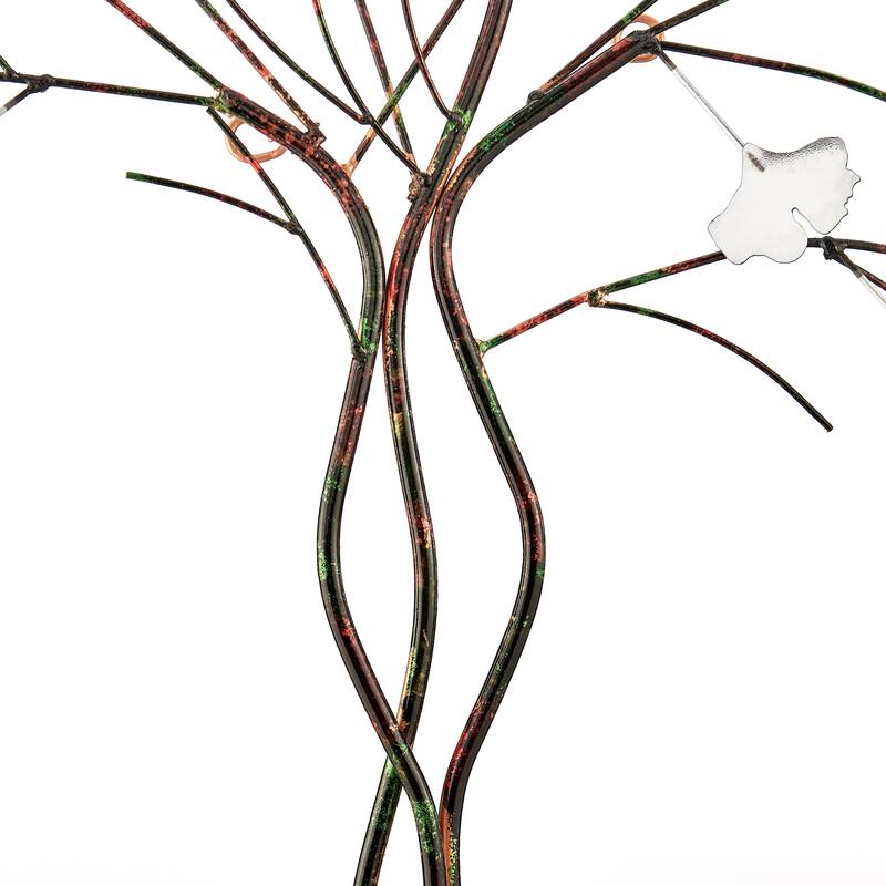 Handcrafted Tree Metal Wall Sculpture