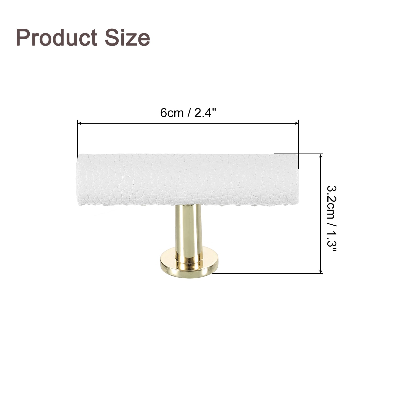 Leather Drawer Pulls Zinc Alloy Dresser Knobs with Screws for Kitchen Drawers Bathroom Dressers Cabinet