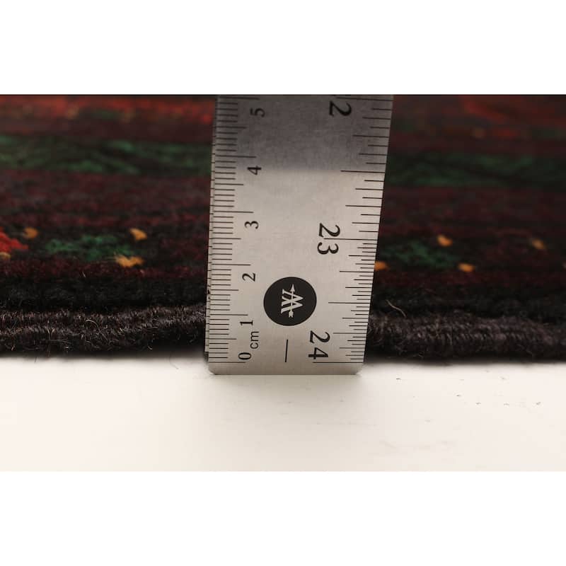 ECARPETGALLERY Hand-knotted Baluch Dark Navy Wool Rug - 3'5 x 5'9