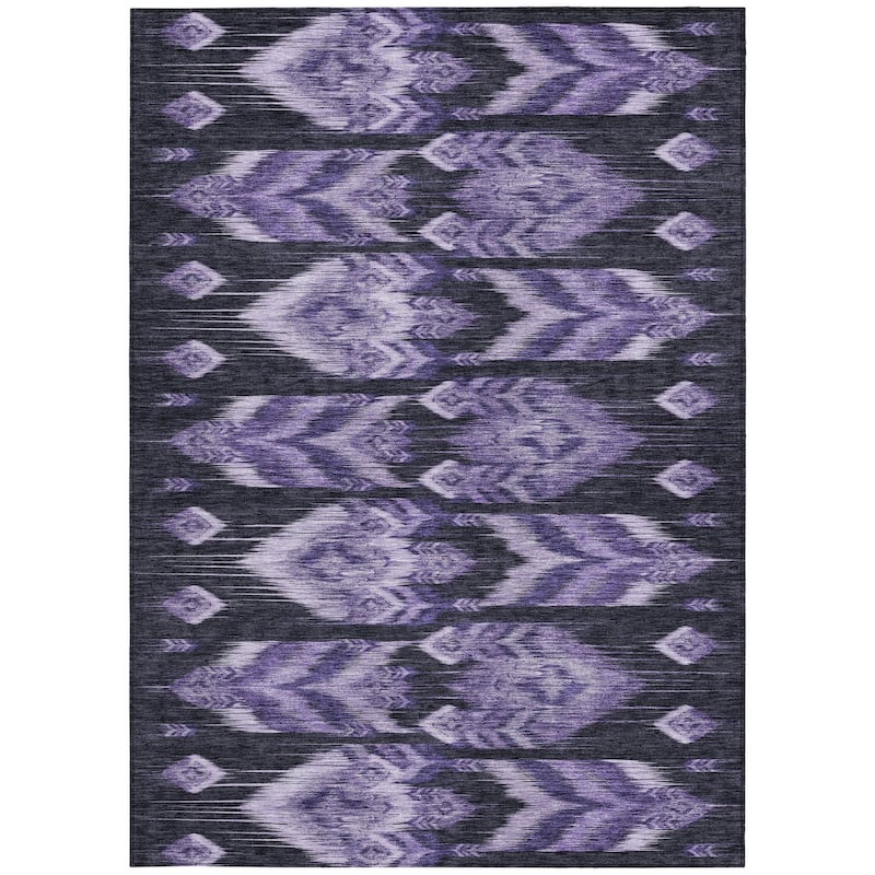 HomeRoots Southwestern Transitional Rectangle Outdoor Rug