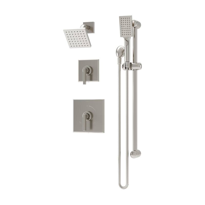 Symmons 369515TRM Duro HydroMersion Pressure Balanced Shower System - Satin Nickel