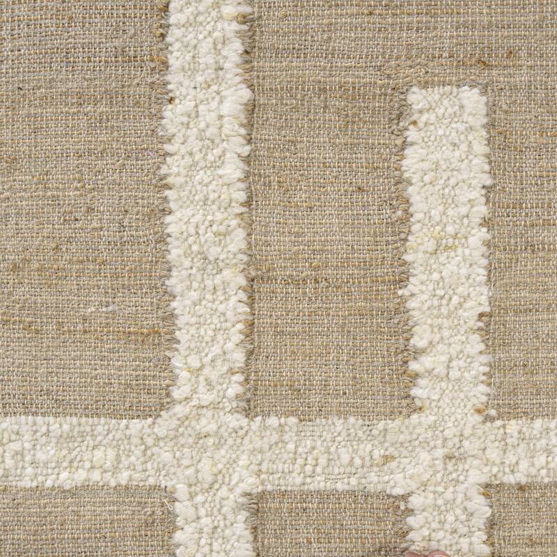 Sevita Natural/Ivory Contemporary Abstract Area Rug