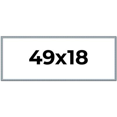 49x18 Frame Rustic Sky Blue Solid Wood Picture Frame | 0.75 Inch