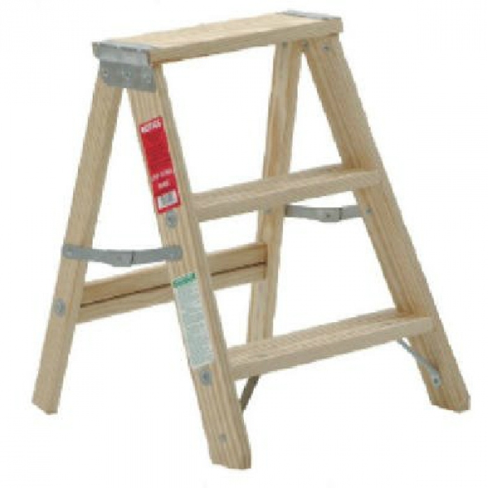 Babcock wood type shop iii step ladder