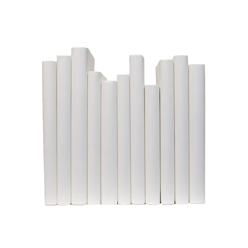 Books White Decorative Accessories: Snowfall Oversized Wrapped ColorPak