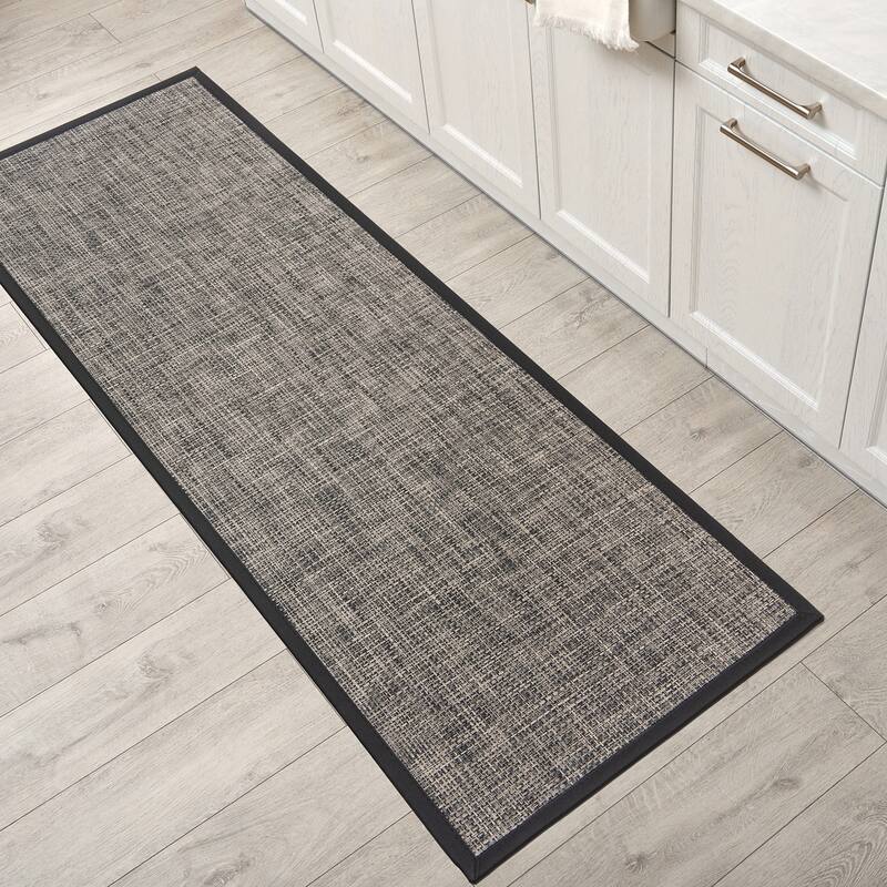World Rug Gallery Basketweave Textline Anti-Fatigue Standing Mat