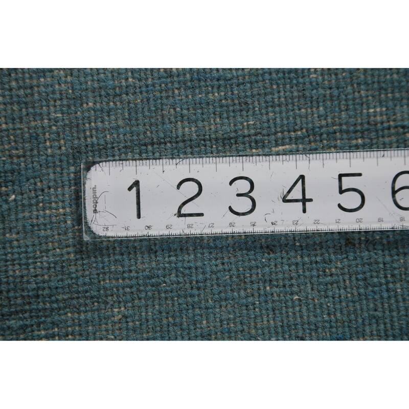 Blue Gabbeh Oriental Rug Handmade Wool Carpet - 2'10" x 4'11"
