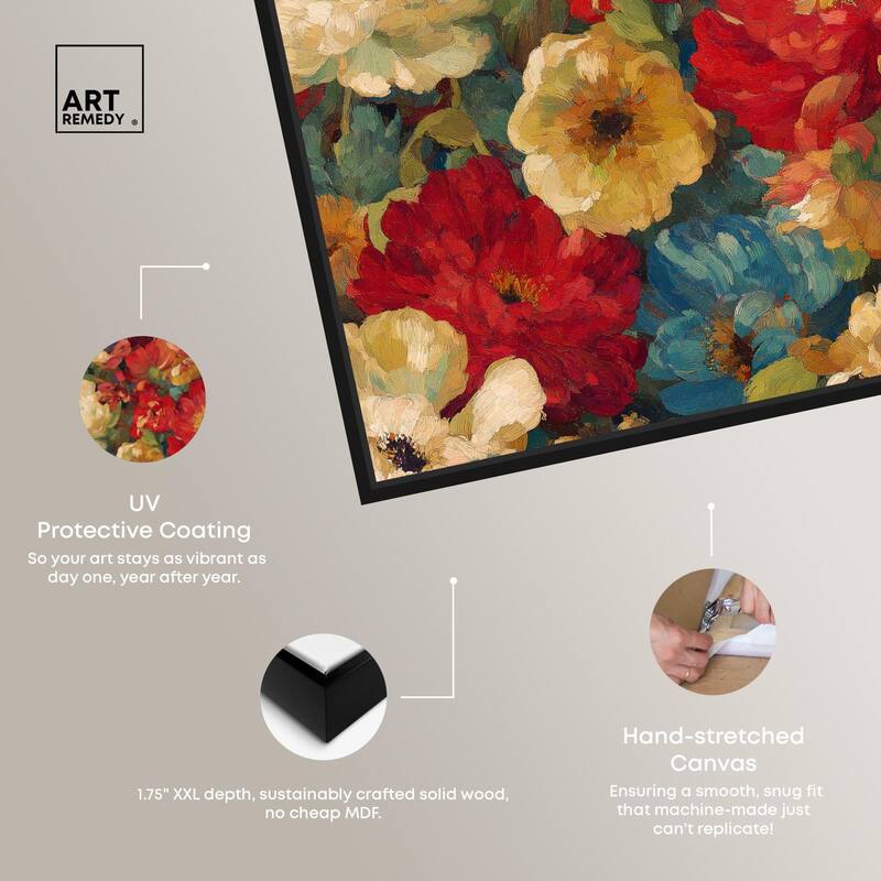 Garden Tapestries II Canvas by Art Remedy