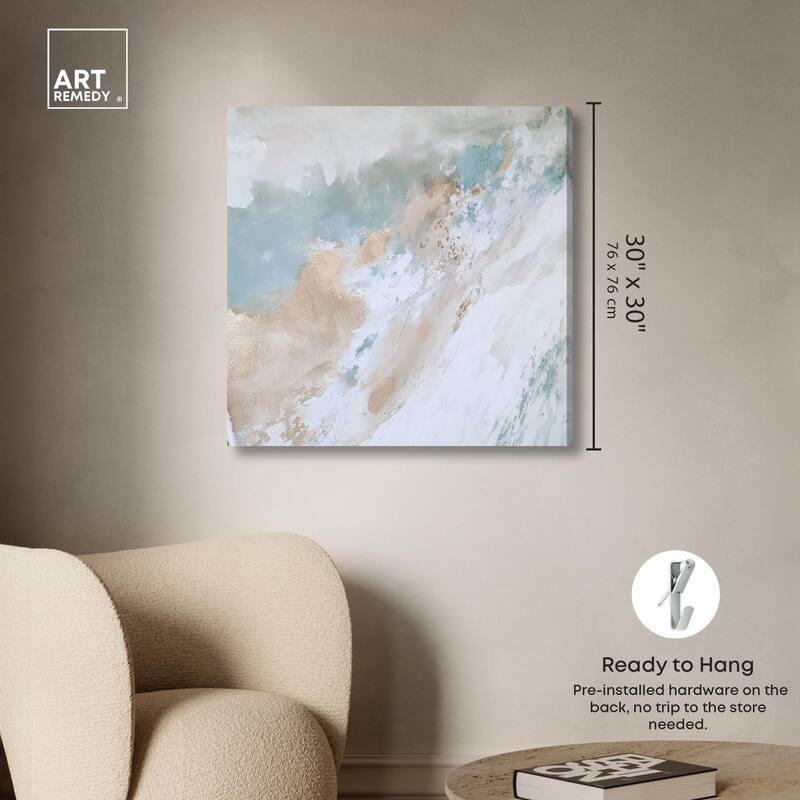 Sandy Mirage Canvas by Art Remedy, Gallery Wrapped