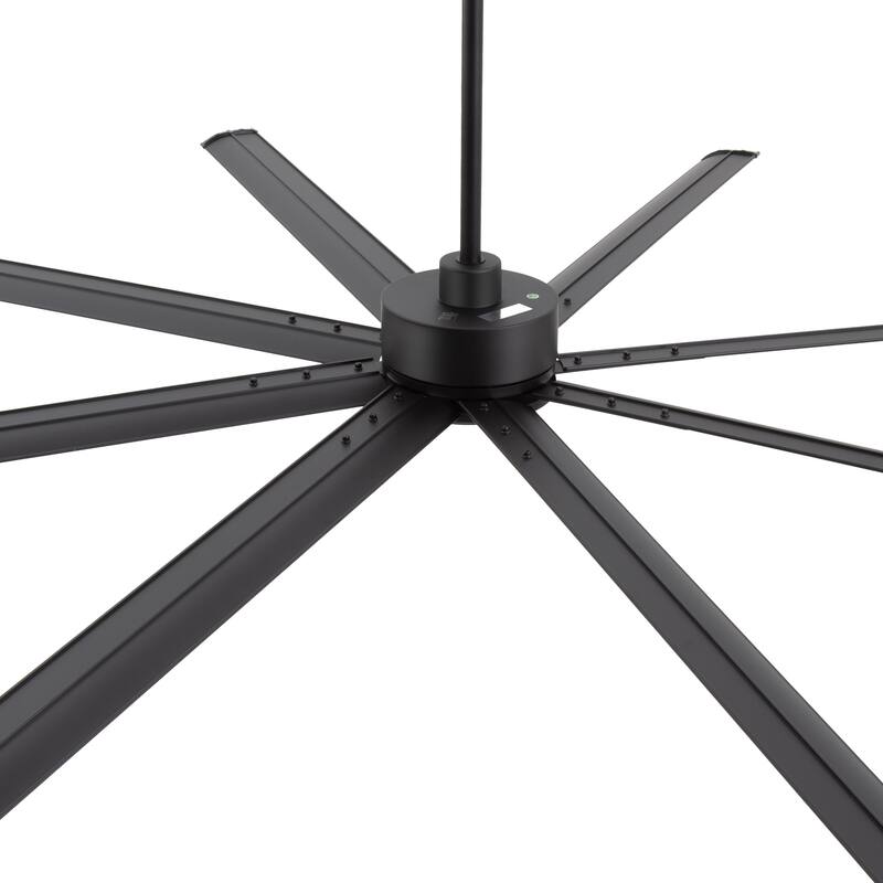 Large 72"/84"/96"/120" Black Ceiling Fan with Remote without Light-6/8 Aluminum Blades
