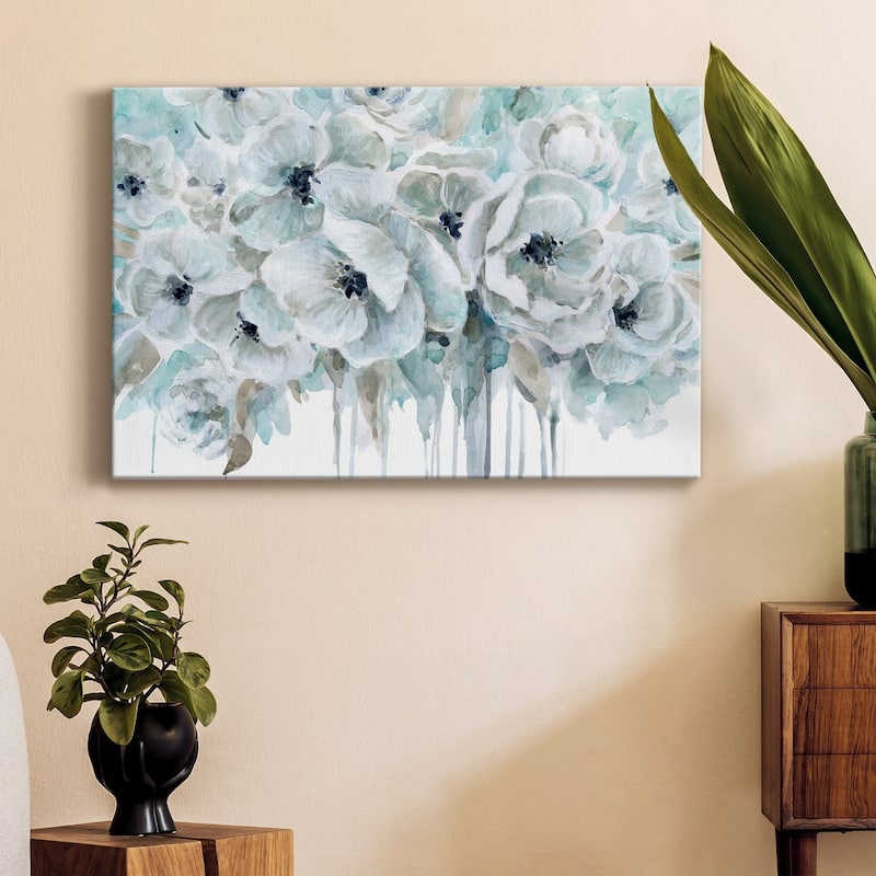 Teal Harmony II Premium Gallery Wrapped Canvas - Ready to Hang