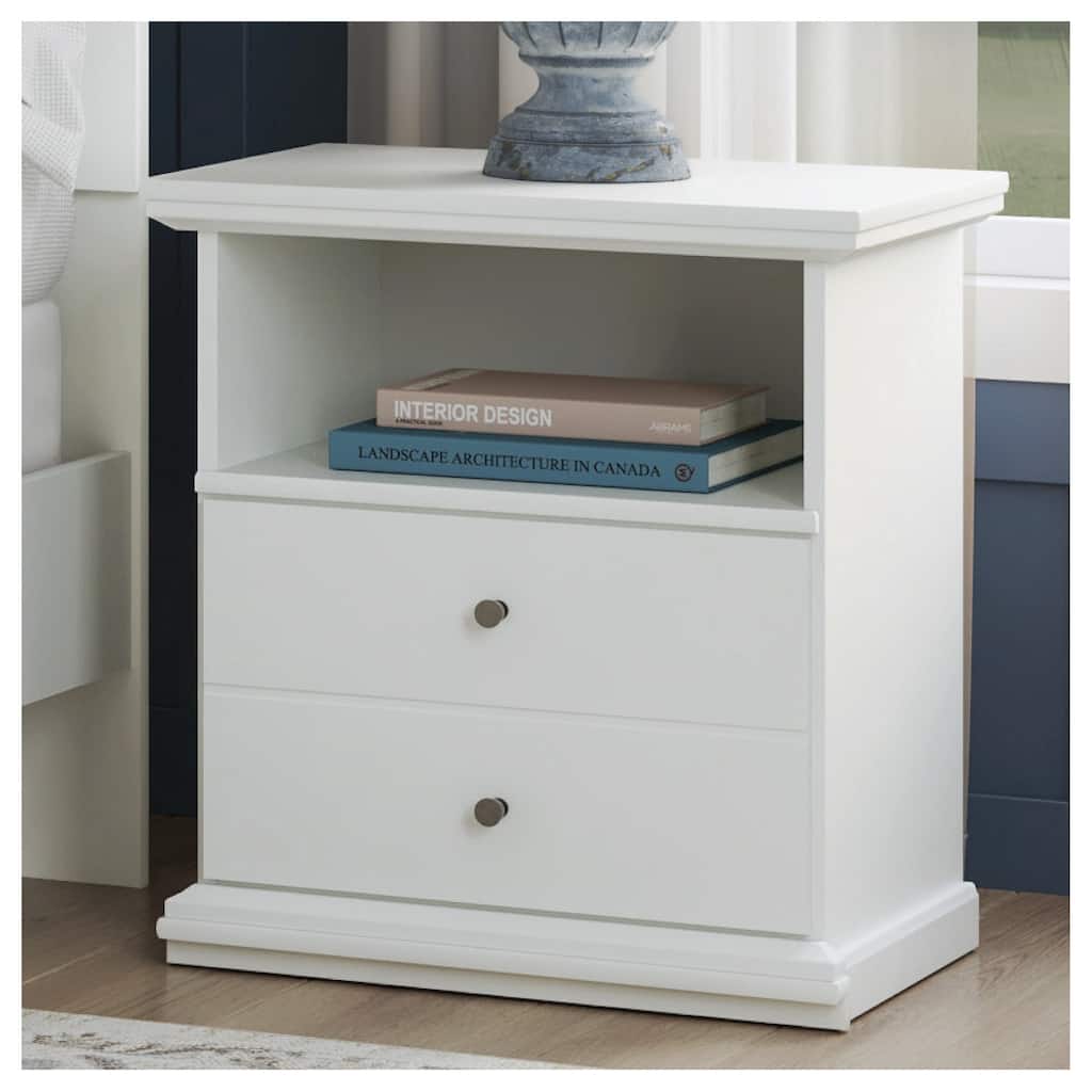 Signature Design by Ashley Bostwick 1-drawer White Nightstand