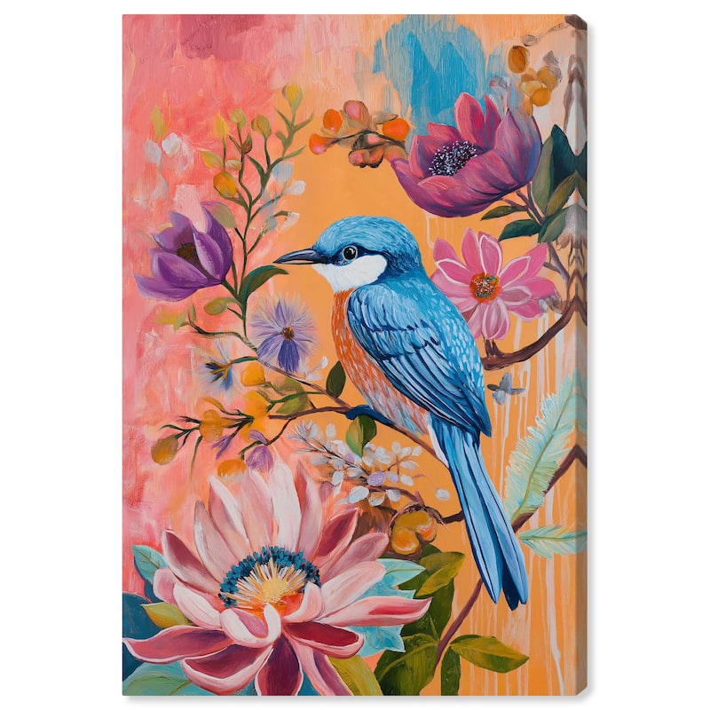 Spring Bird Canvas by Art Remedy, Gallery Wrapped - 30" x 45"