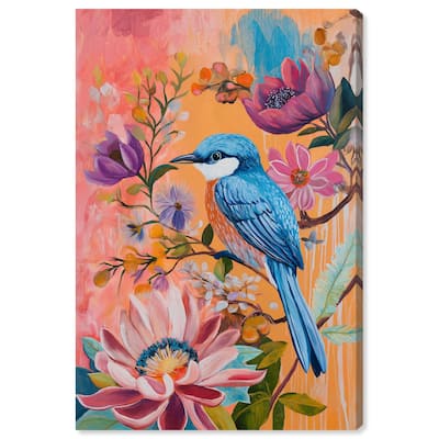 Spring Bird Canvas by Art Remedy, Gallery Wrapped