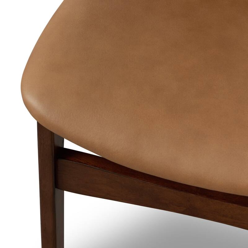Oliva Full-Grain Italian Leather Dining Chair