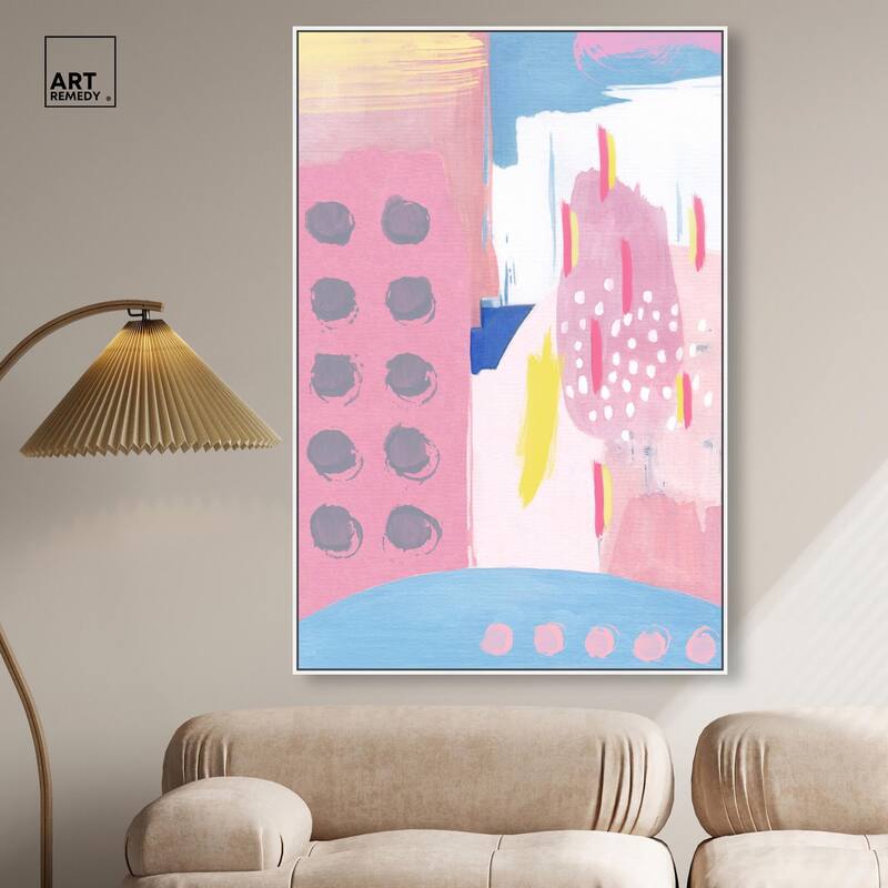 Doll Memories - Pretty blue Canvas by Art Remedy