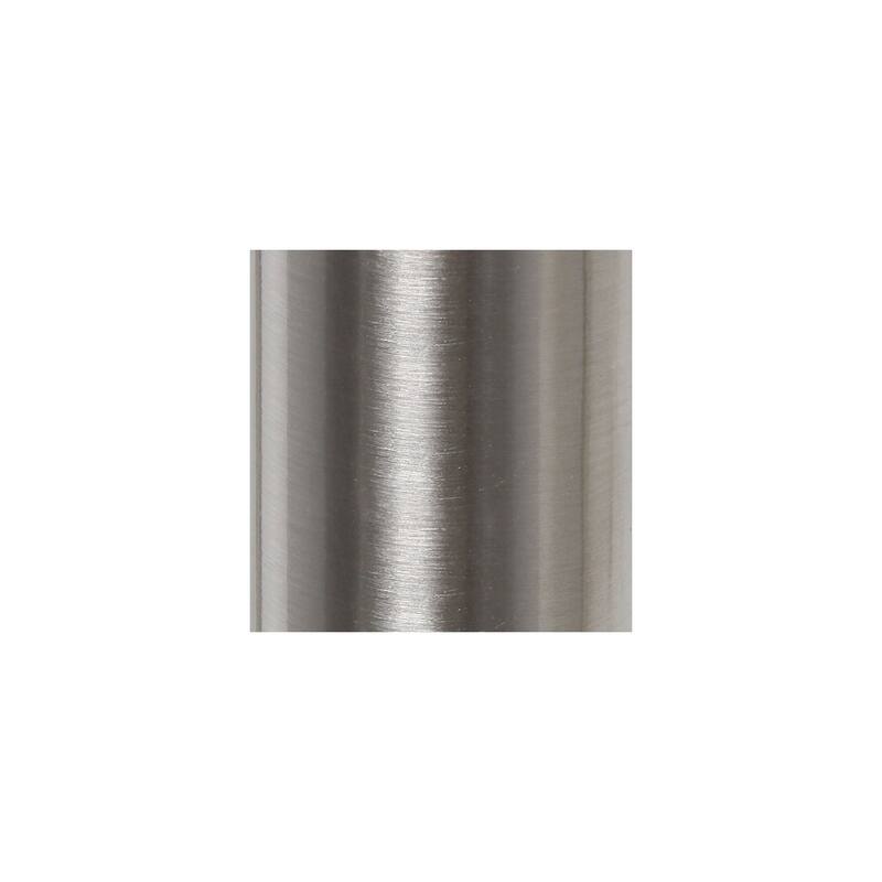 Modern Pendant Light - 1-Light Cylindrical Glass Shade with Brushed Nickel Finish - 9.5