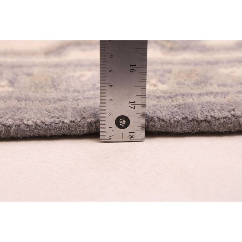 ECARPETGALLERY Hand-knotted Royal Oushak Grey Wool Rug - 5'0 x 8'0