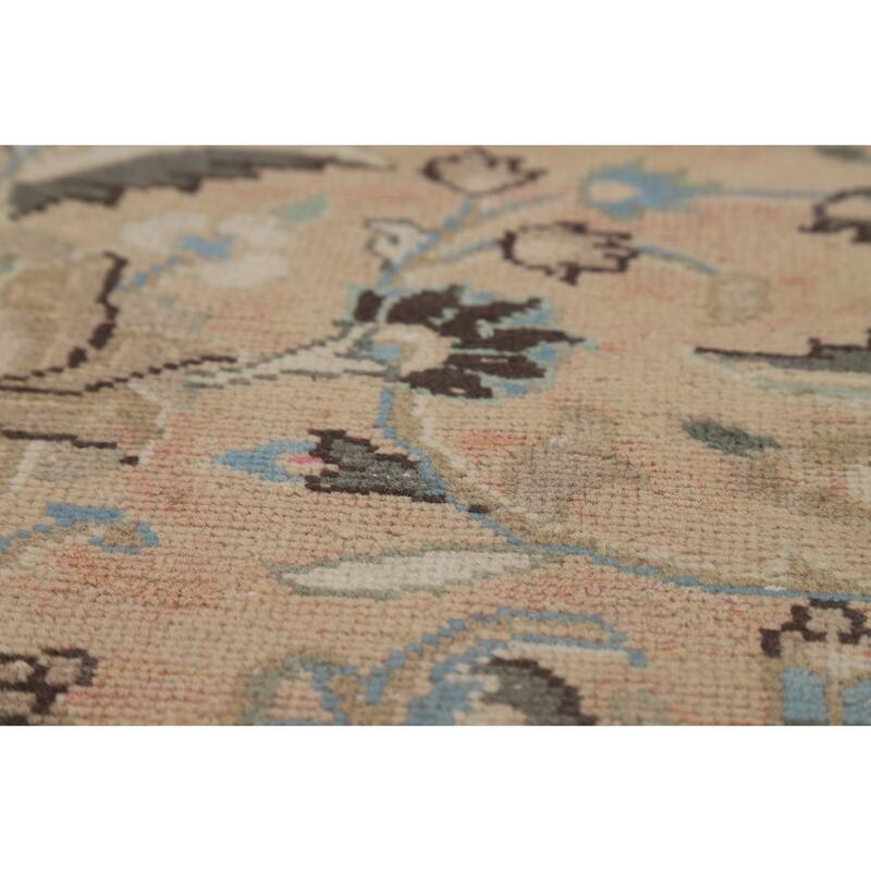 Traditional Mashad Persian Area Rug Hand-Knotted Wool Carpet - 9'7"x 12'3"