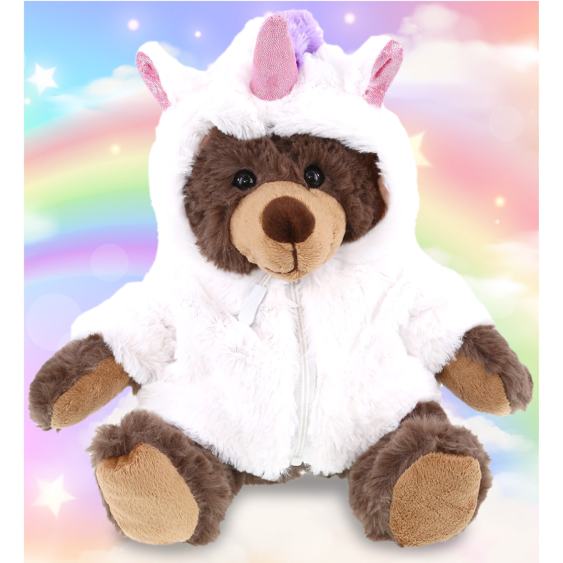 Fluffy unicorn hoodie clearance