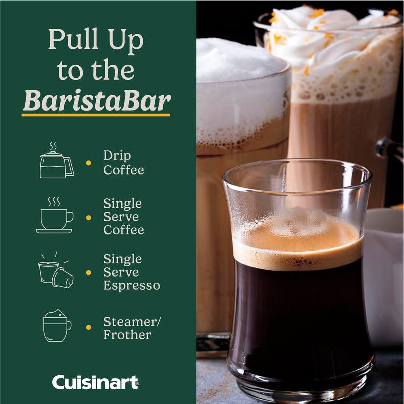 Cuisinart Coffee Center Barista Bar 4-in-1 Coffee Maker