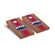 preview thumbnail 1 of 3, Florida Atlantic FAU Owls Rosewood Cornhole Board Set
