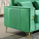 preview thumbnail 5 of 7, Classical American Velvet 3-Seater Sofa with Three Pillows