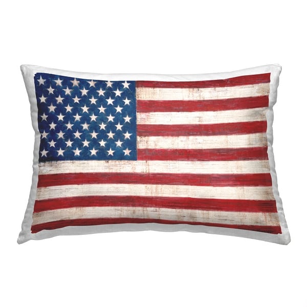 slide 2 of 5, Stupell Patriotic American Flag Decorative Printed Throw Pillow Design by Ruane Manning