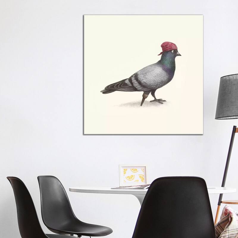 iCanvas "Pirate Pigeon" by Terry Fan Canvas Print - 37x37x1.5