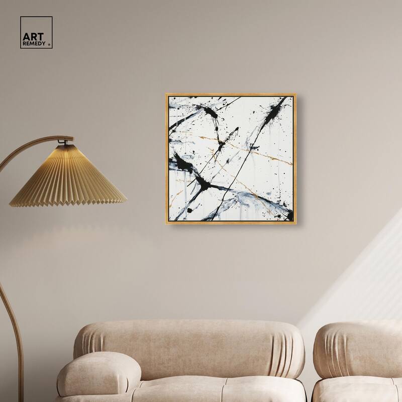 Splintered Impact I Canvas by Art Remedy