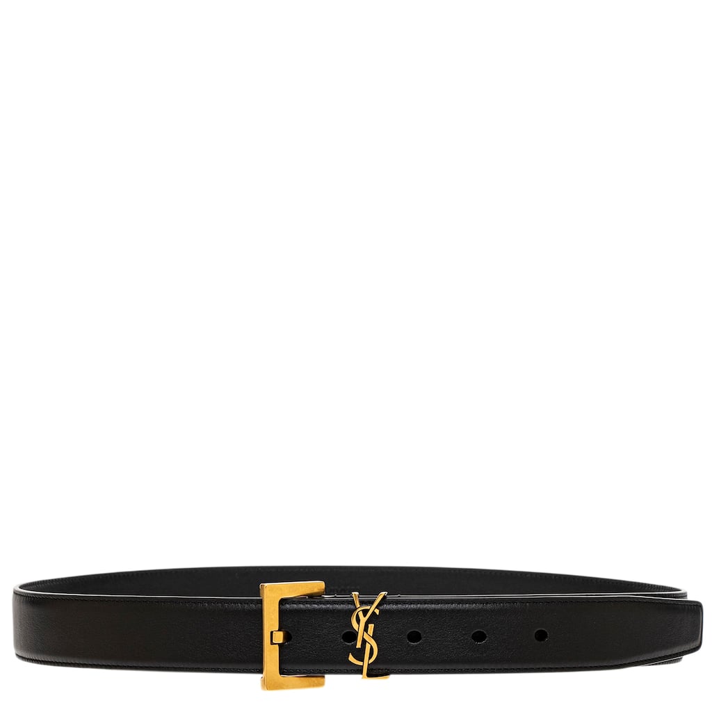 Saint Laurent Cassandre Belt 1.2" Wide