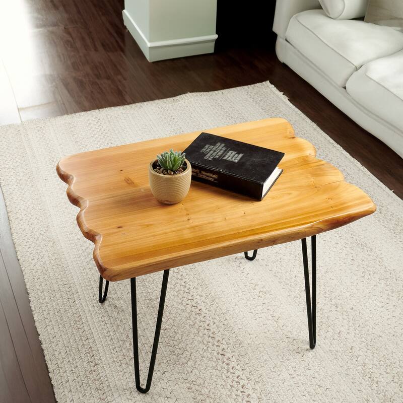 Cedar Roots Live Edge Coffee Table