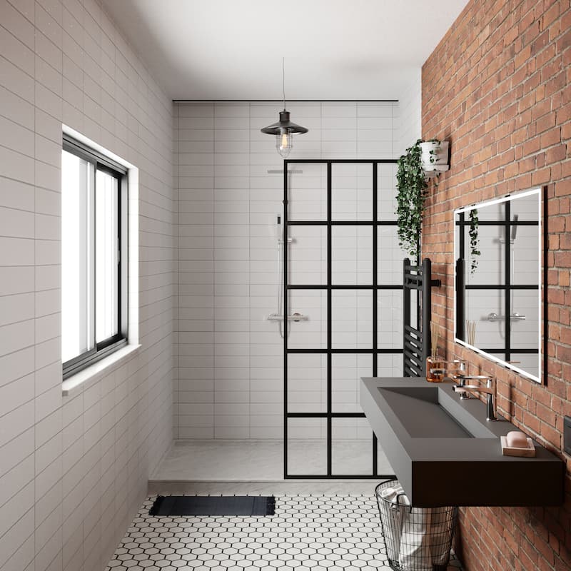 Pyramid Solid Surface Wall-Mounted Bathroom Sink