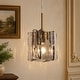 preview thumbnail 1 of 41, Kasy Modern 1-Light Textured Glass Pendant Light Unique Kitchen Island Light