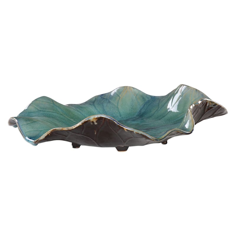 Uttermost Botanical 11" Wide Ceramic Wall Art by Billy Moon - Set of