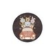preview thumbnail 4 of 2, Ginza Six Washable Safari Ride Night Drive Kids Rug Round 3'