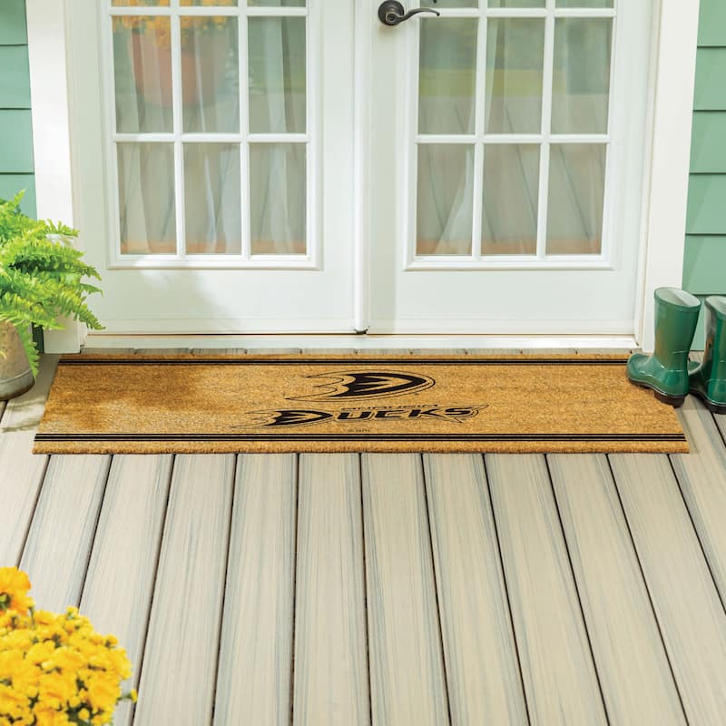 Anaheim Ducks Monochrome Indoor/Outdoor Coir Door Mat