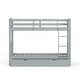 preview thumbnail 9 of 20, Arca Wood Twin Over Twin Bunk Bed and Trundle