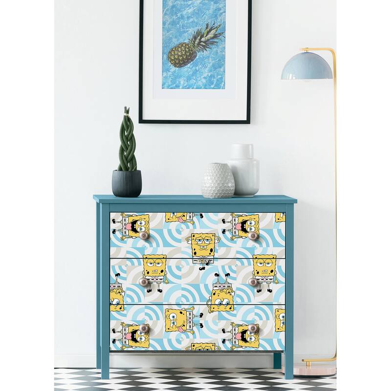 SpongeBob SquarePants Funny Faces Peel and Stick Wallpaper by RoomMates