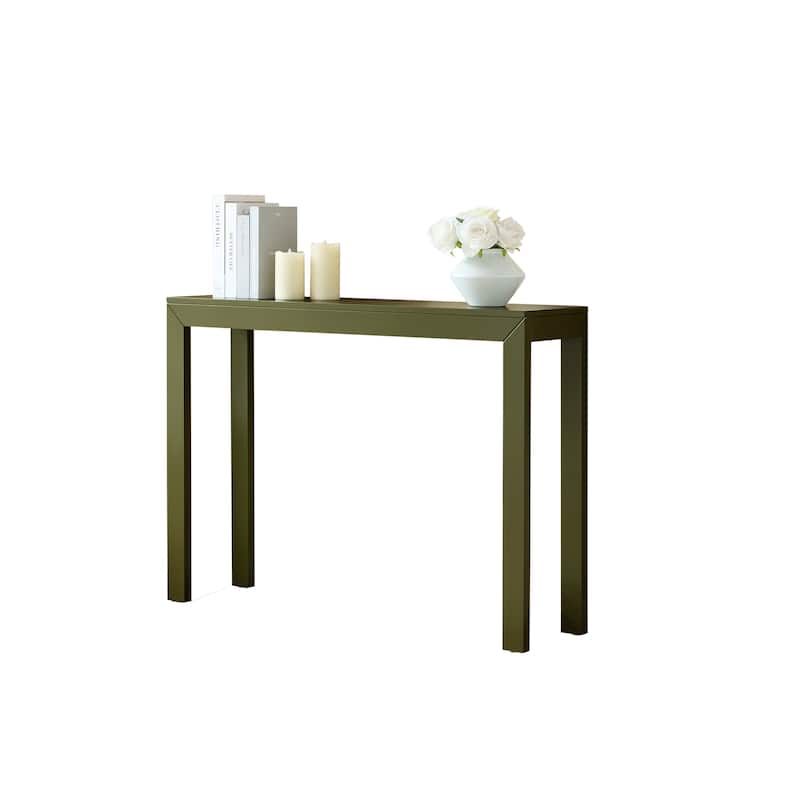 Russell Collection Modern Wood Rectangle Console Table