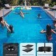 preview thumbnail 7 of 9, 15-32 ft Pool Volleyball Net Games Set with Light and Weighted Base - N/A