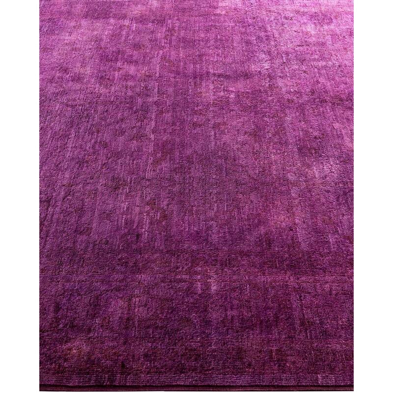 Vibrance One-of-a-Kind Hand-Knotted Area Rug - Pink, 6' 1" x 8' 10" - 6' 1" x 8' 10"