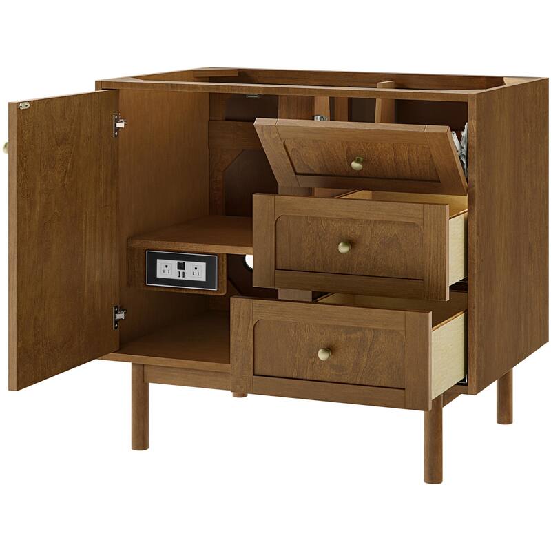 James Martin Vanities 545-V36-3VSL Laurent 36" Single Basin Poplar